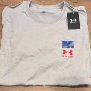 Under Armour Men’s Grey Freedom Flag T-Shirt